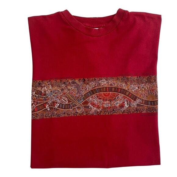 VINTAGE Danny Eastwood Aboriginal Art Australia Gooses T-Shirt Unisex - Picture 3 of 7